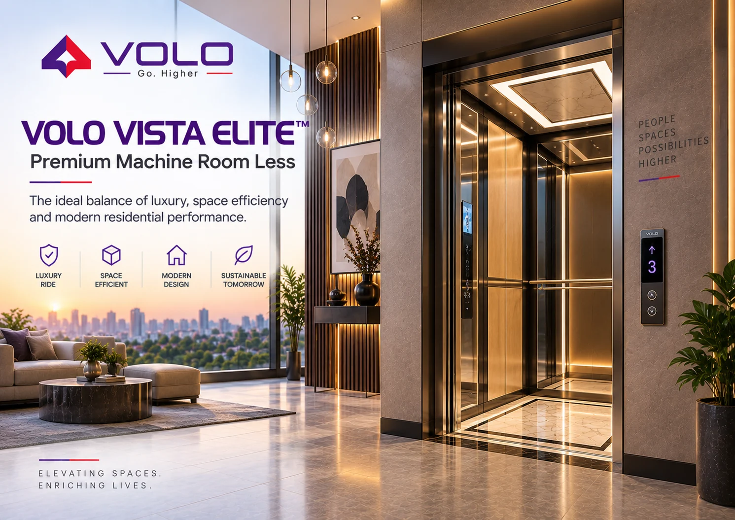 Volo Vista Elite home lift