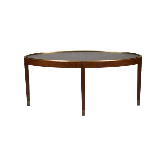 Sidney Oval Coffee Table Black