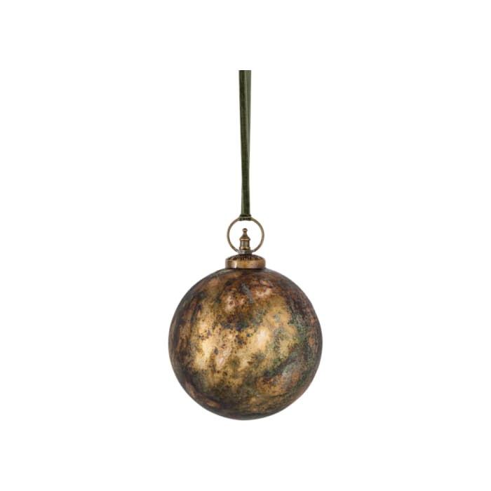 Mavu Giant Bauble - Rustic Bronze & Petrol