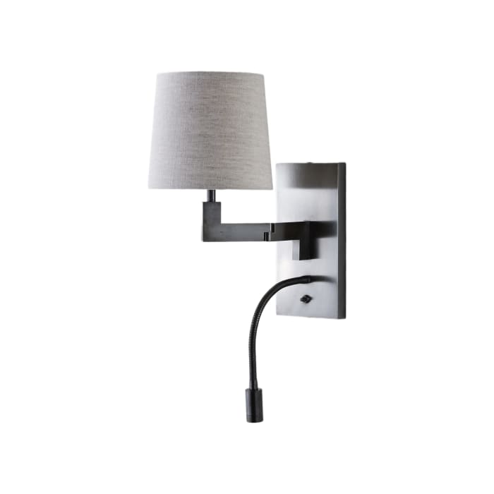 Bedside Wall Light - Gunmetal