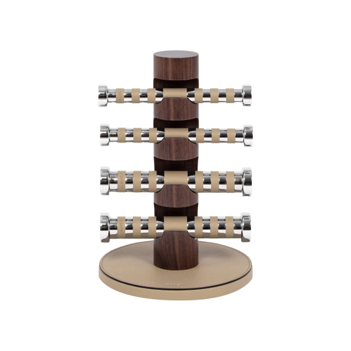 Set of 4 dumbells with stand