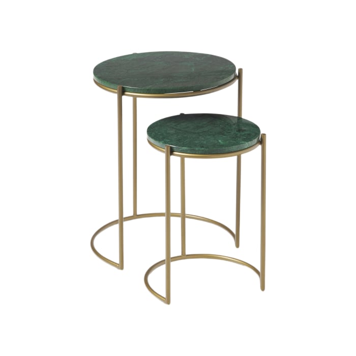 Marble Side Tables Ella, Set of 2