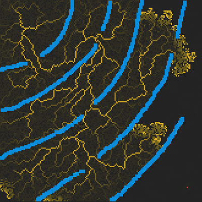 Artificial Physarum Experiment 1