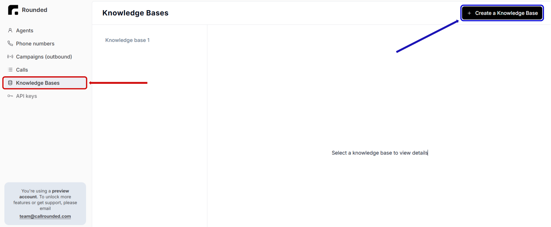 Set up the Knowledge Base