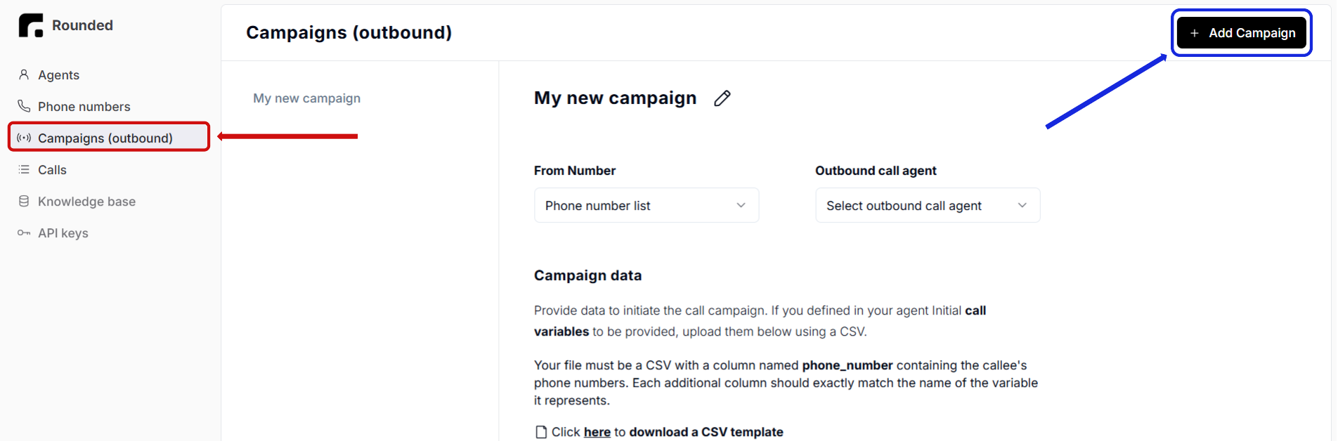 Launch a Campaign