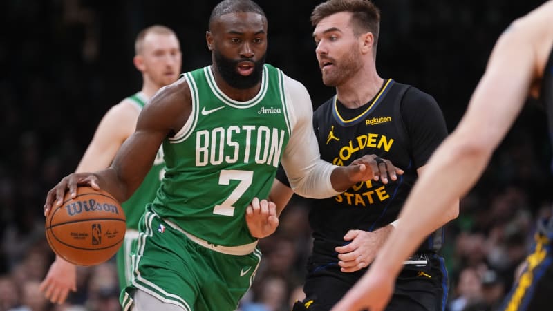 Simone's Six: Jaylen Brown's patience, Jayson Tatum's rhythm, and reacting to defense in Celtics-Warriors