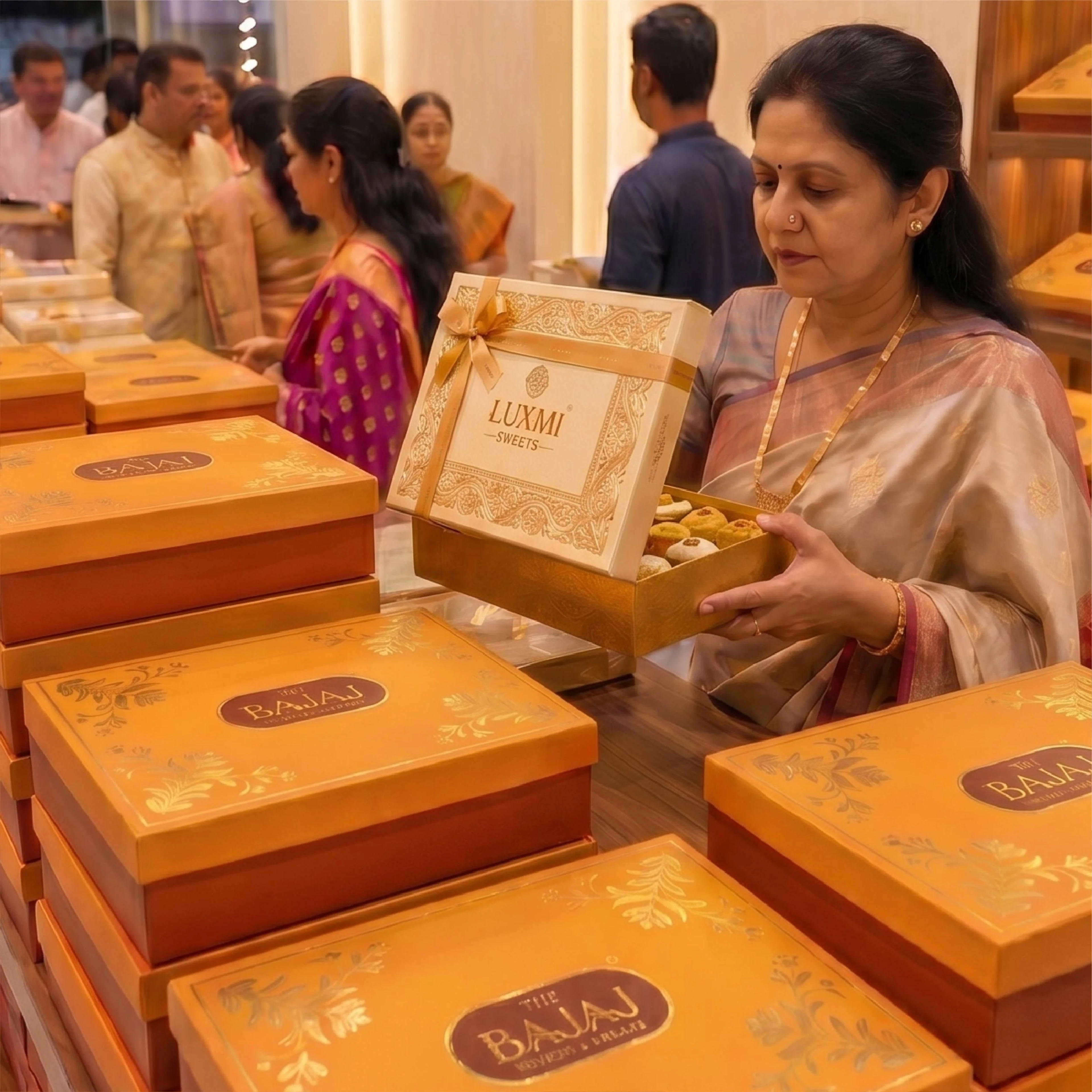 Bajaj sweets in festive gifting context before premium brand repositioning