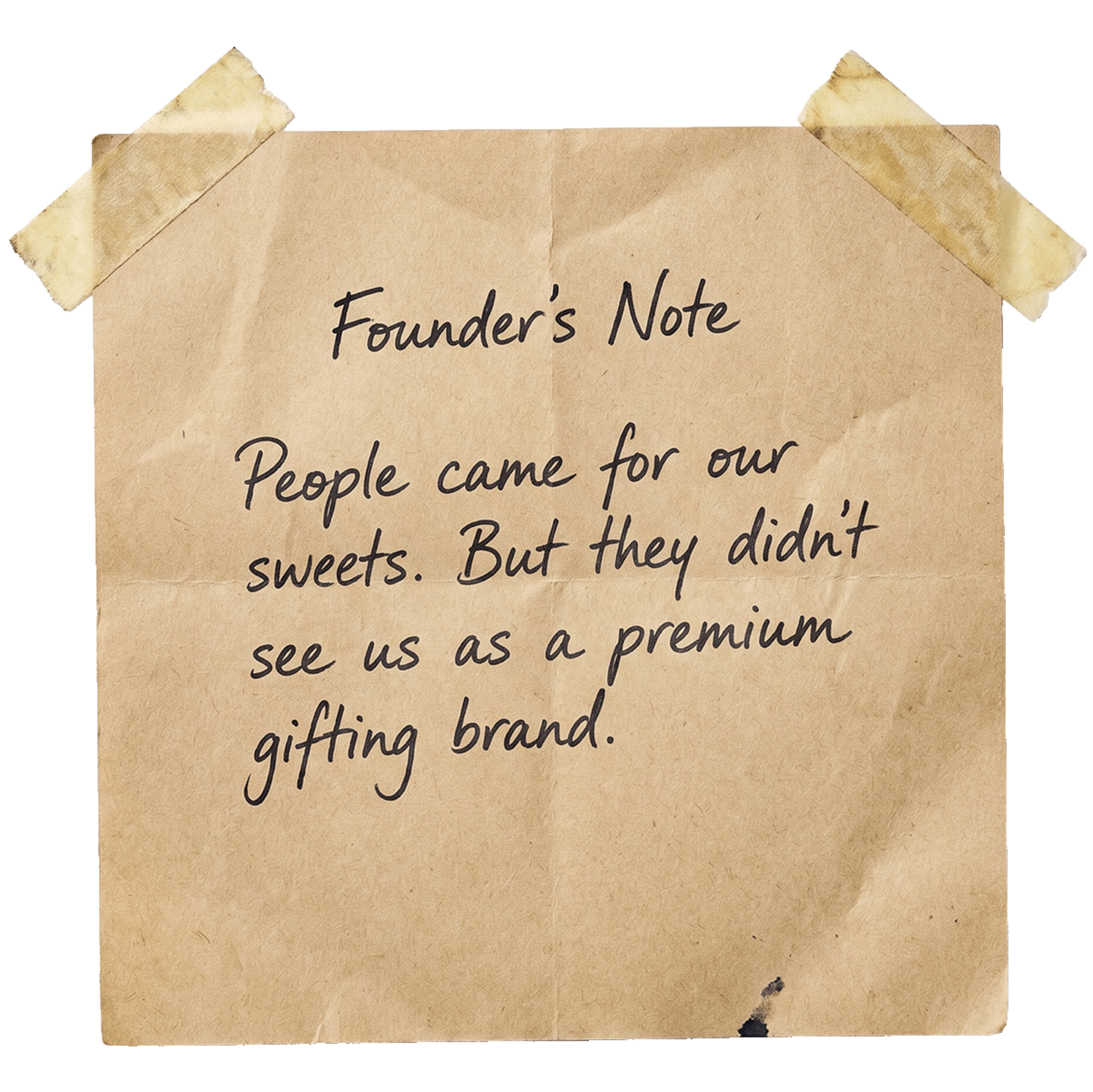 Founder's note