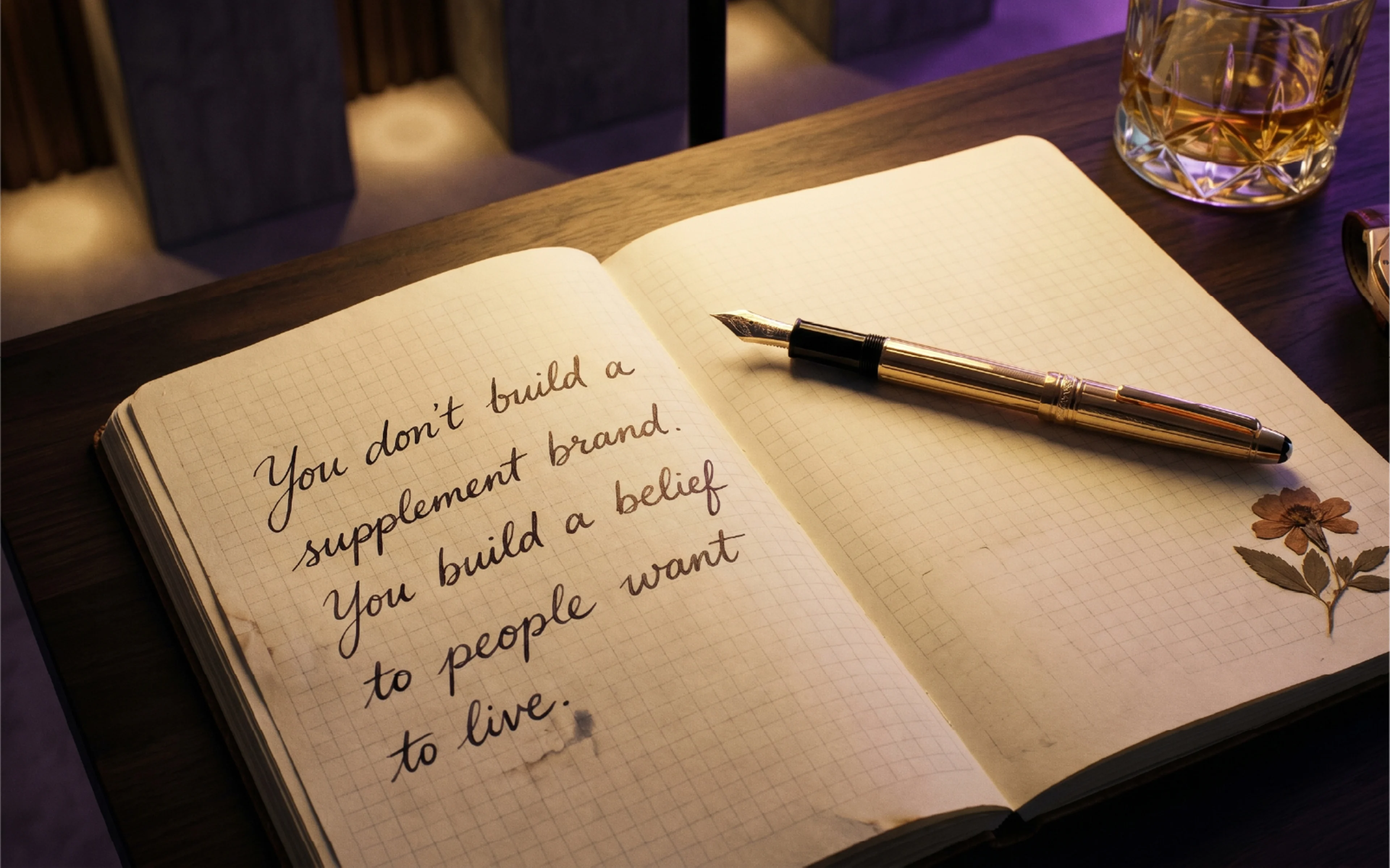Handwritten research notes