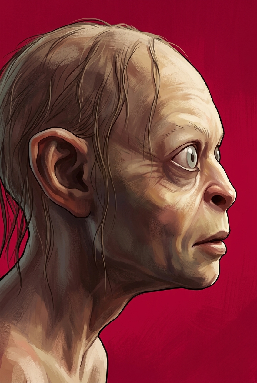 Gollum portrait