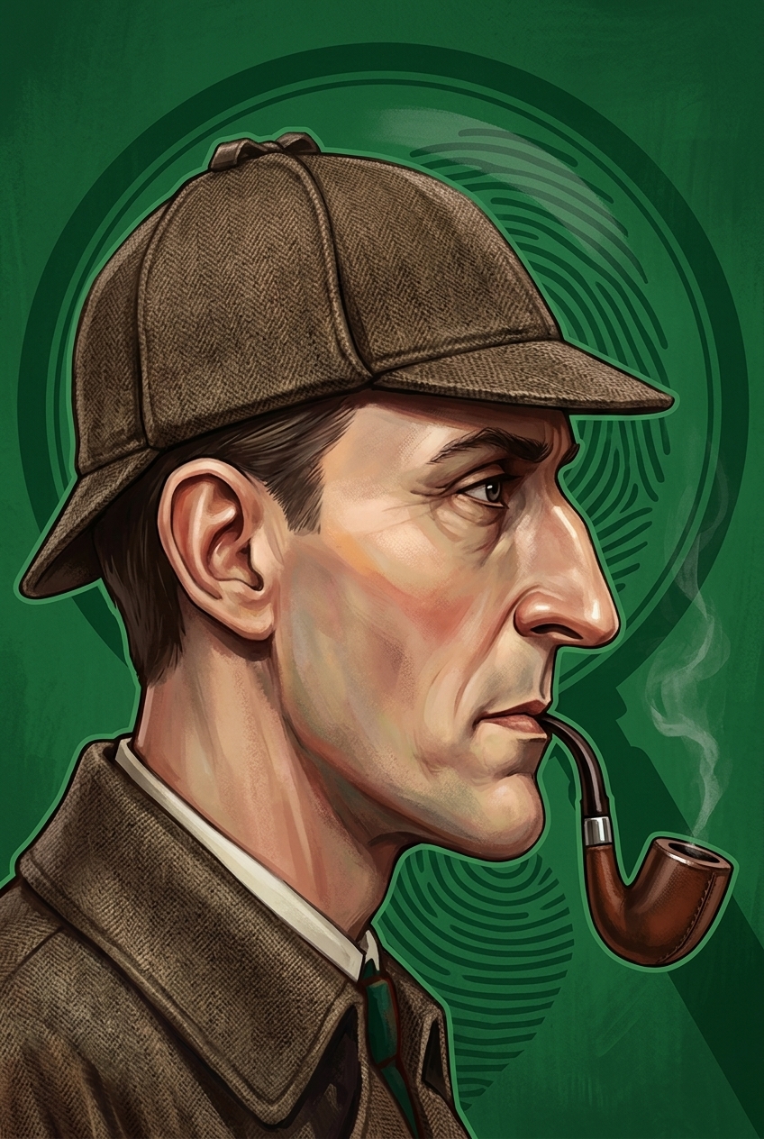 Sherlock Holmes portrait