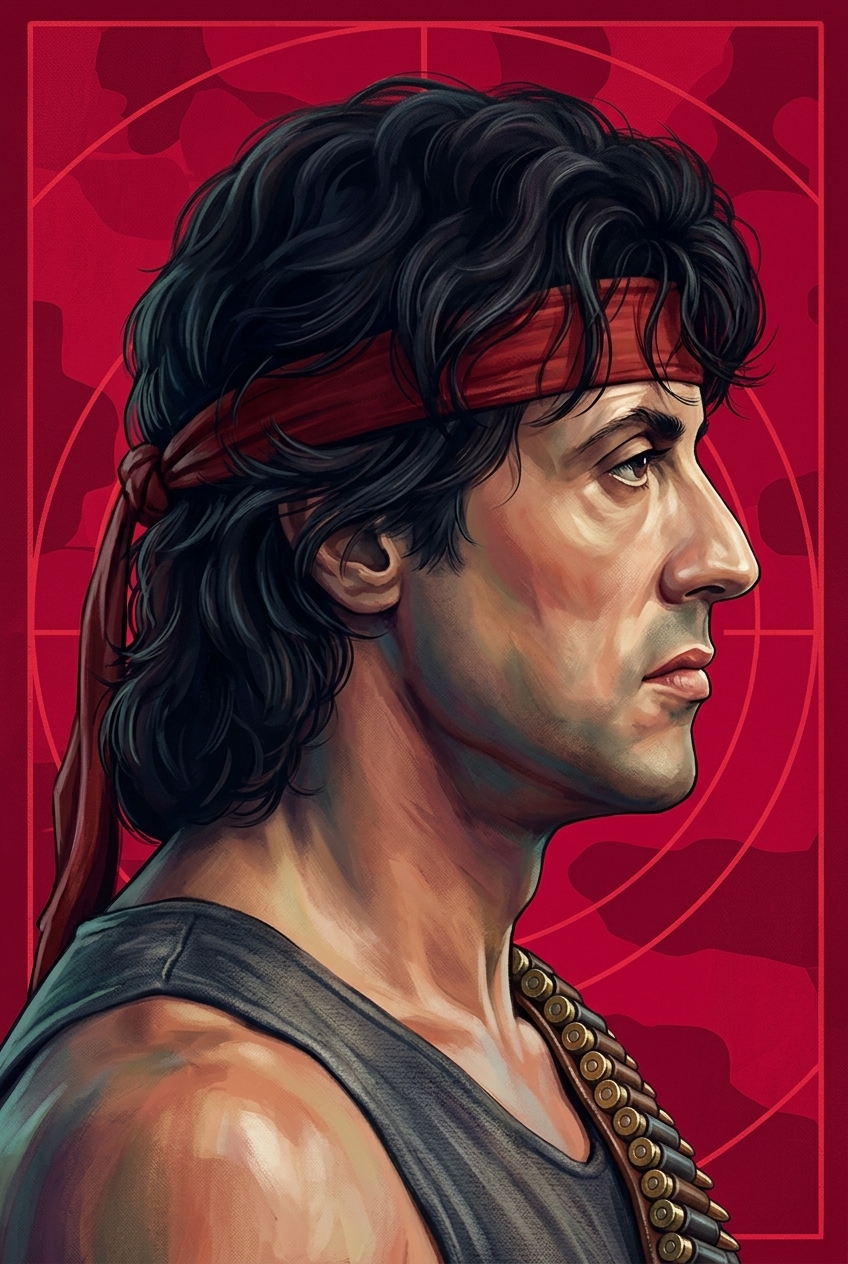 John Rambo portrait