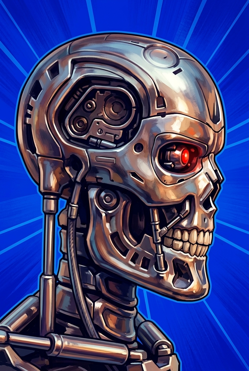 The Terminator portrait
