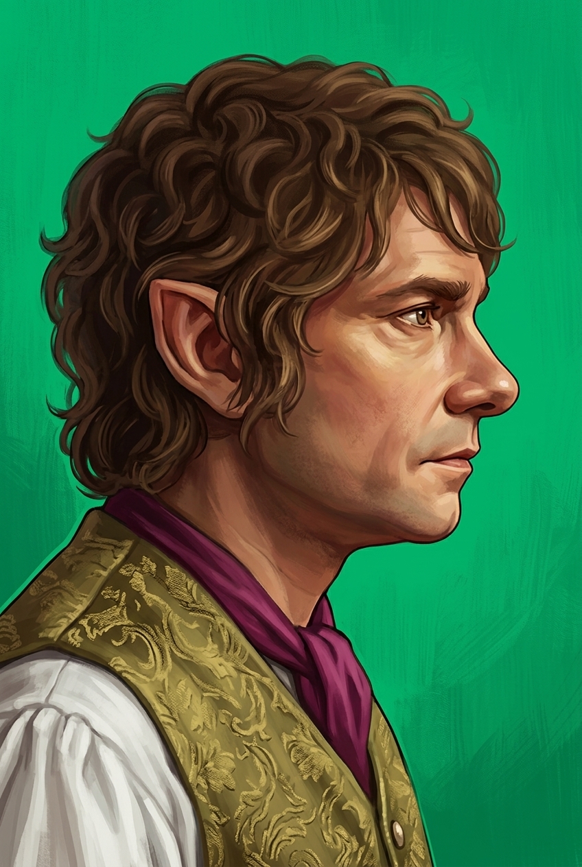 Bilbo Baggins portrait