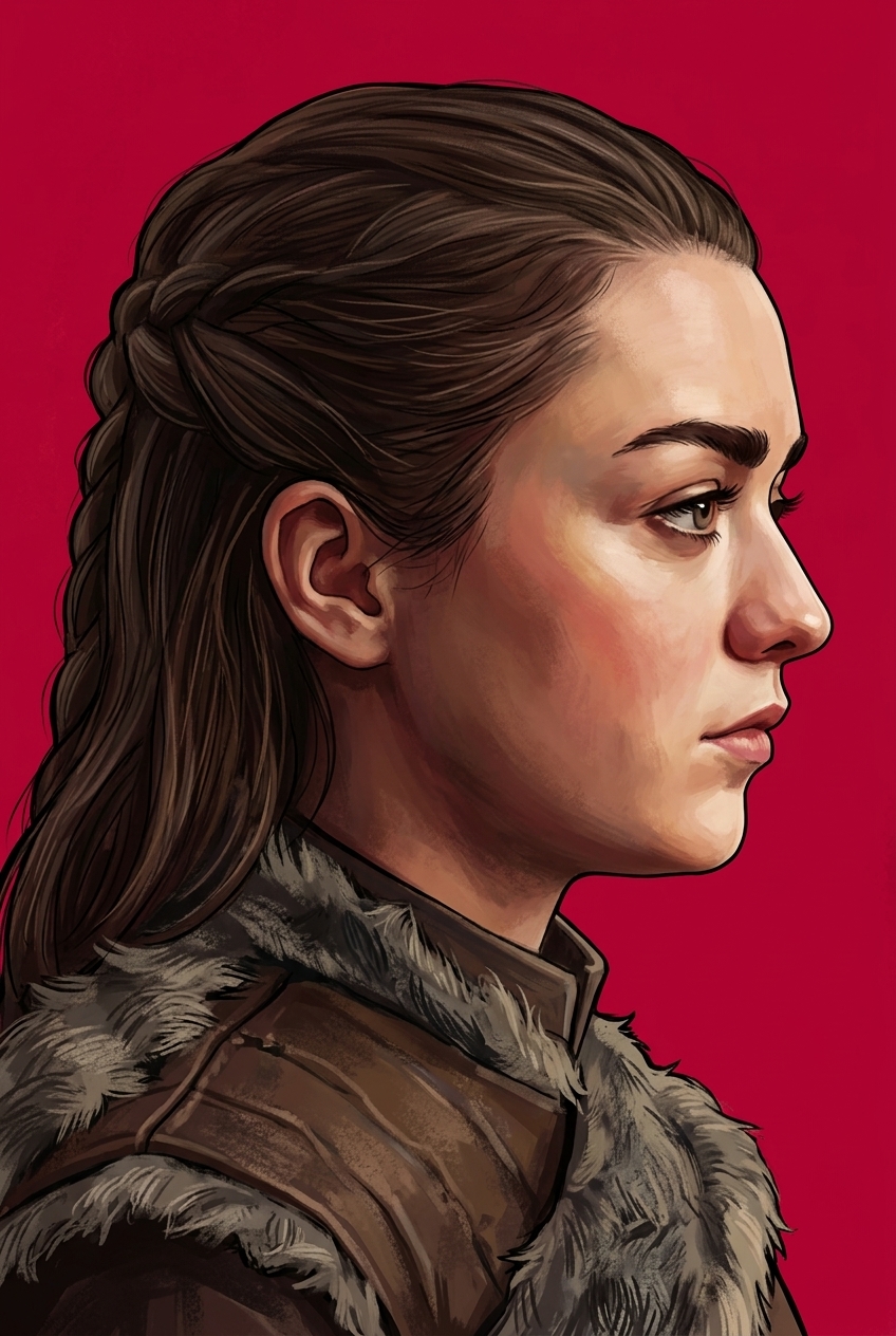 Arya Stark portrait