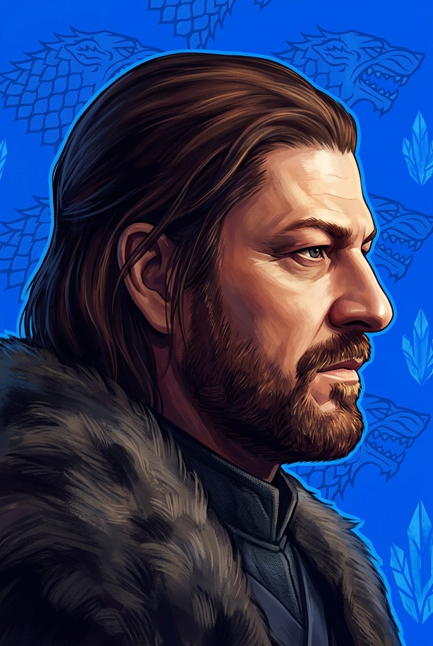 Eddard Stark portrait