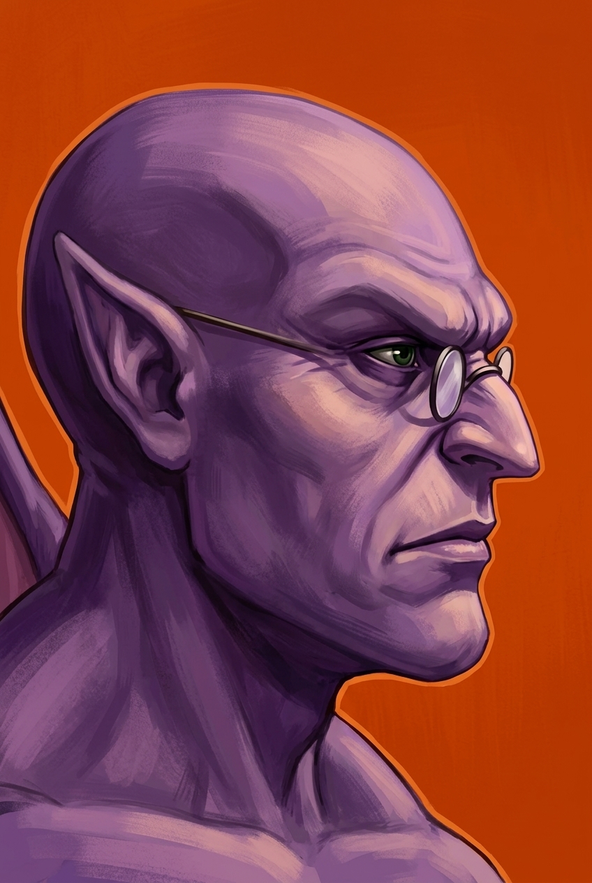 Dragon Man portrait