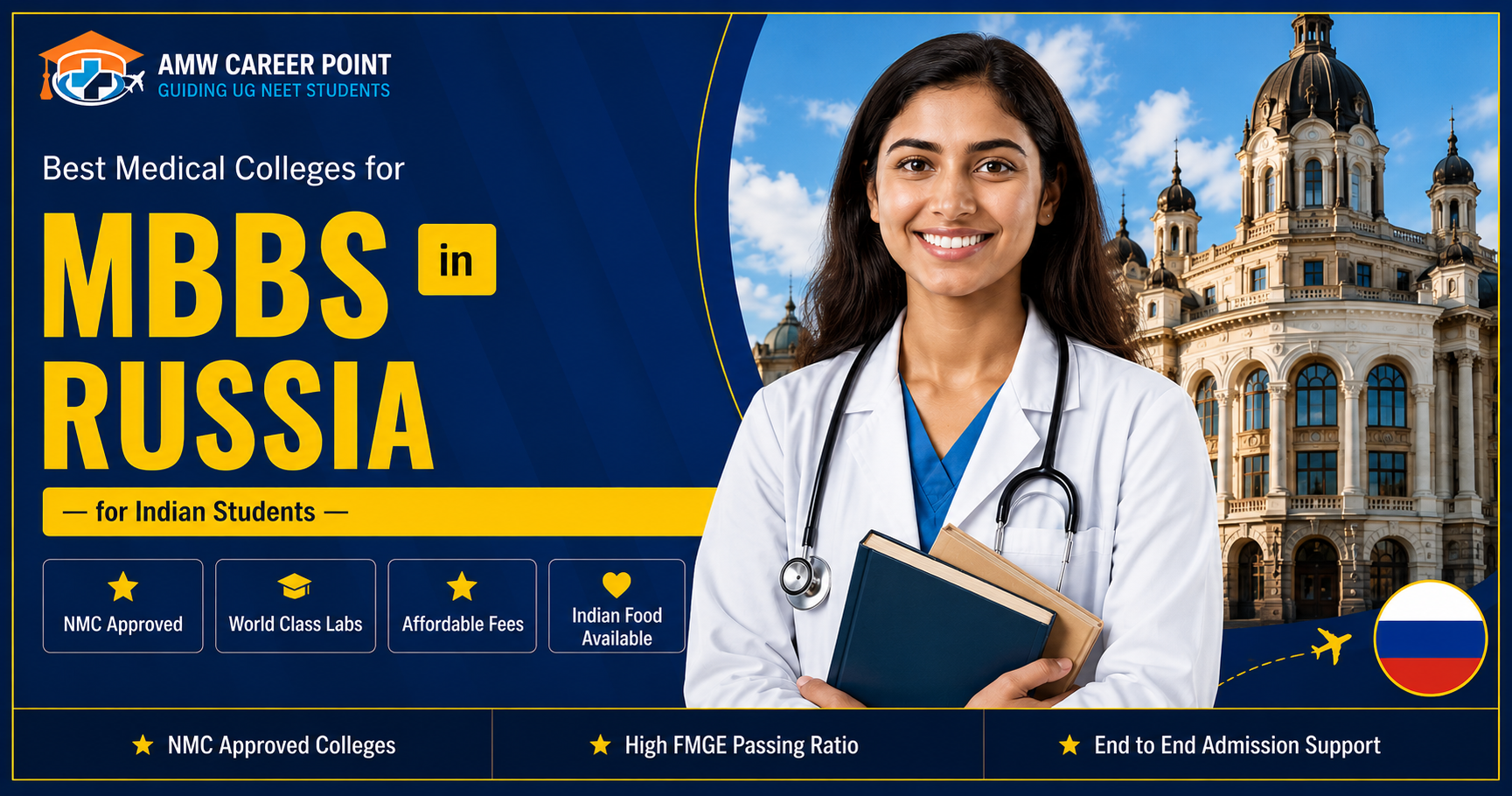 Best Medical Colleges for MBBS in Russia for Indian Students