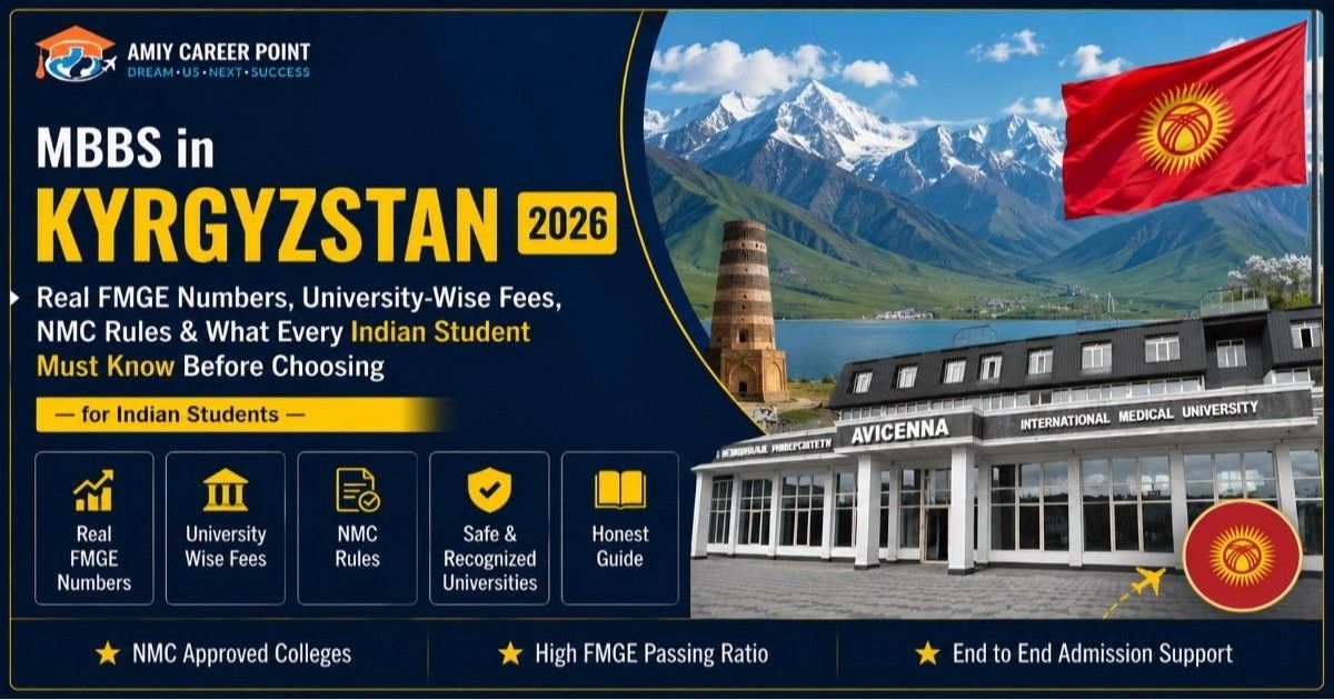 MBBS in Kyrgyzstan 2026: Real FMGE Numbers, University-Wise Fees, NMC Rules & What Every Indian Student Must Know Before Choosing