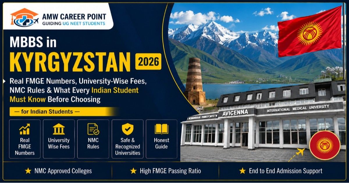 MBBS in Kyrgyzstan 2026: Real FMGE Numbers, University-Wise Fees, NMC Rules & What Every Indian Student Must Know Before Choosing