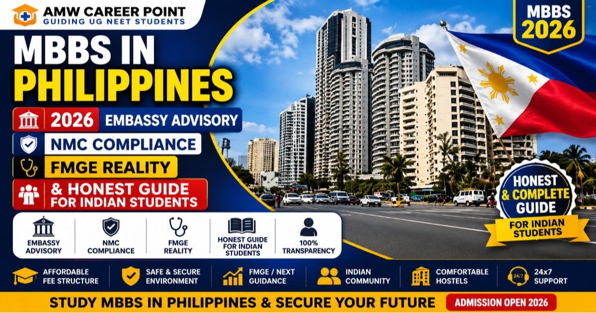 MBBS in Philippines 2026: Embassy Advisory, NMC Compliance, FMGE Reality & Honest Guide for Indian Students