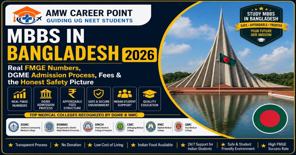 MBBS in Bangladesh 2026: Real FMGE Numbers, DGME Admission Process, Fees & the Honest Safety Picture