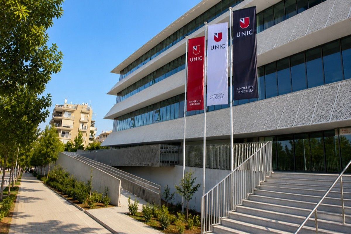 "UNIC Athens modern medical lecture hall Campus"