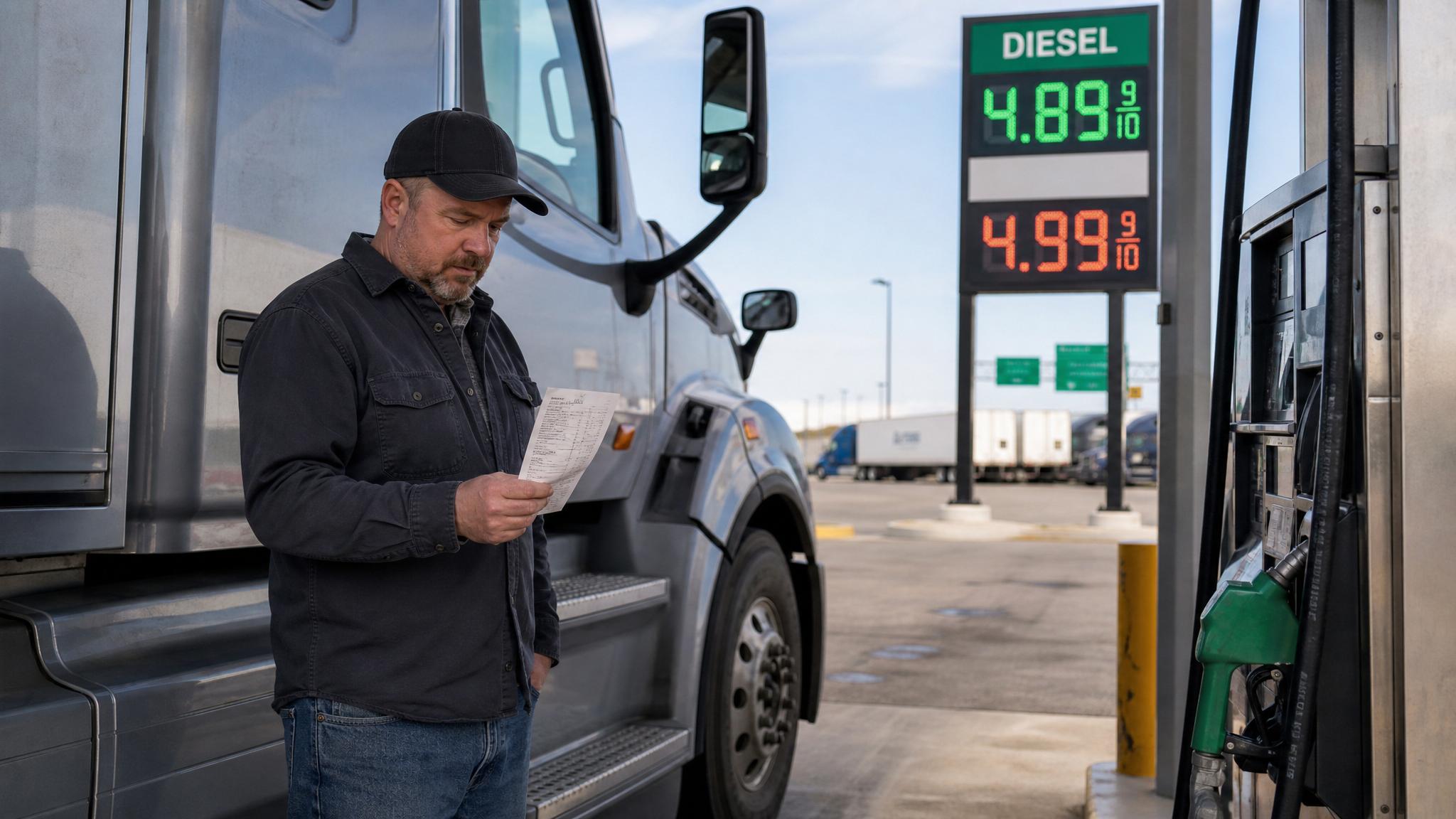 Diesel Prices Ease, But Truckers Are Still Paying Heavy at the Pump
