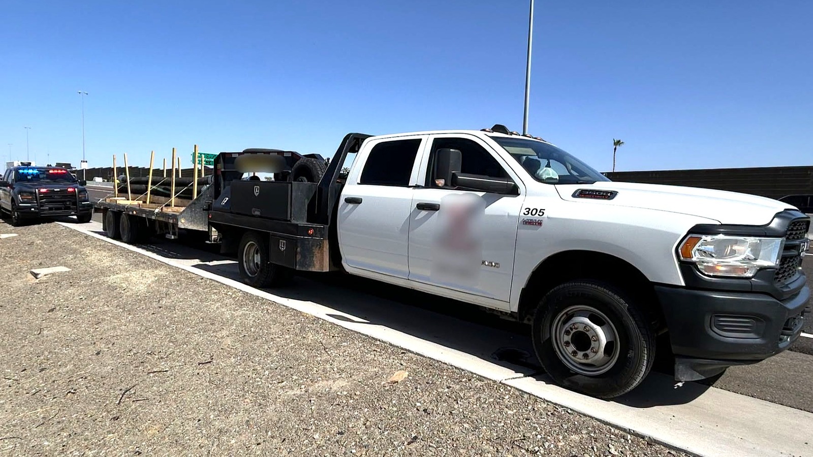 Arizona detiene carga hotshot por falta de licencia CDL