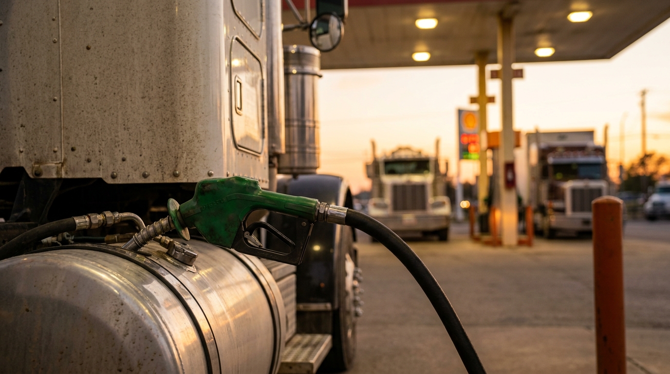 Diesel Falls 9 Cents, Still 46 Cents Above Mid-July