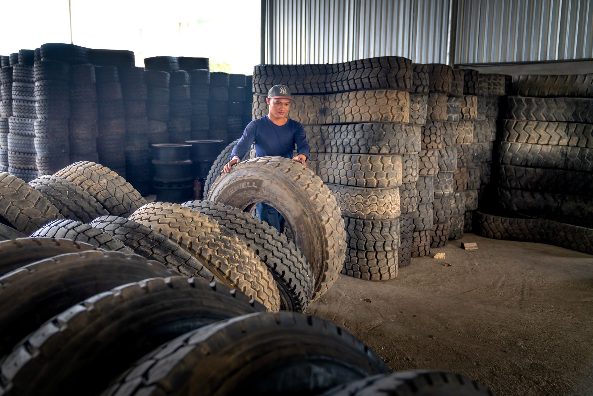 Tire Storage: Check the Product Before Stacking