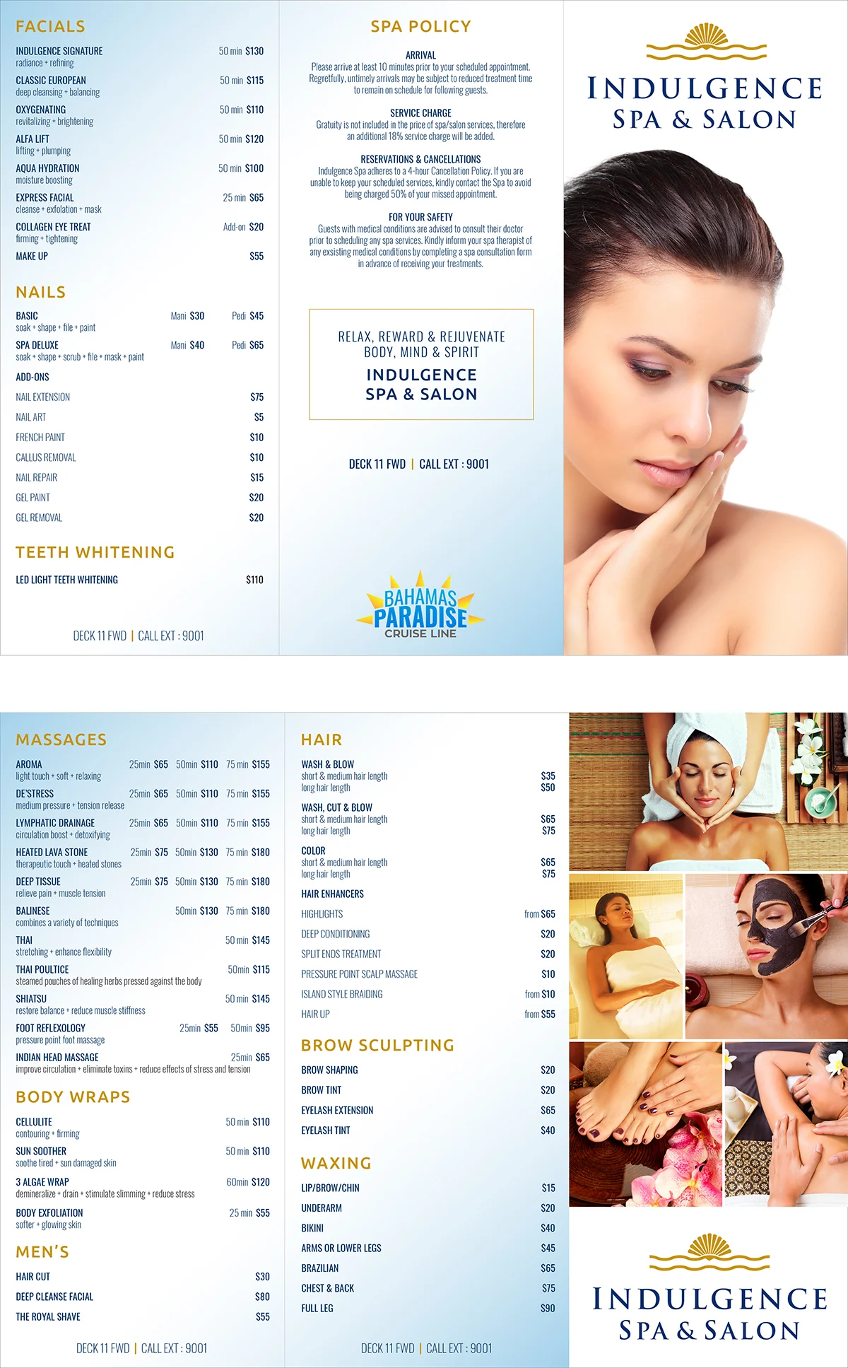 BPCL Spa Trifold