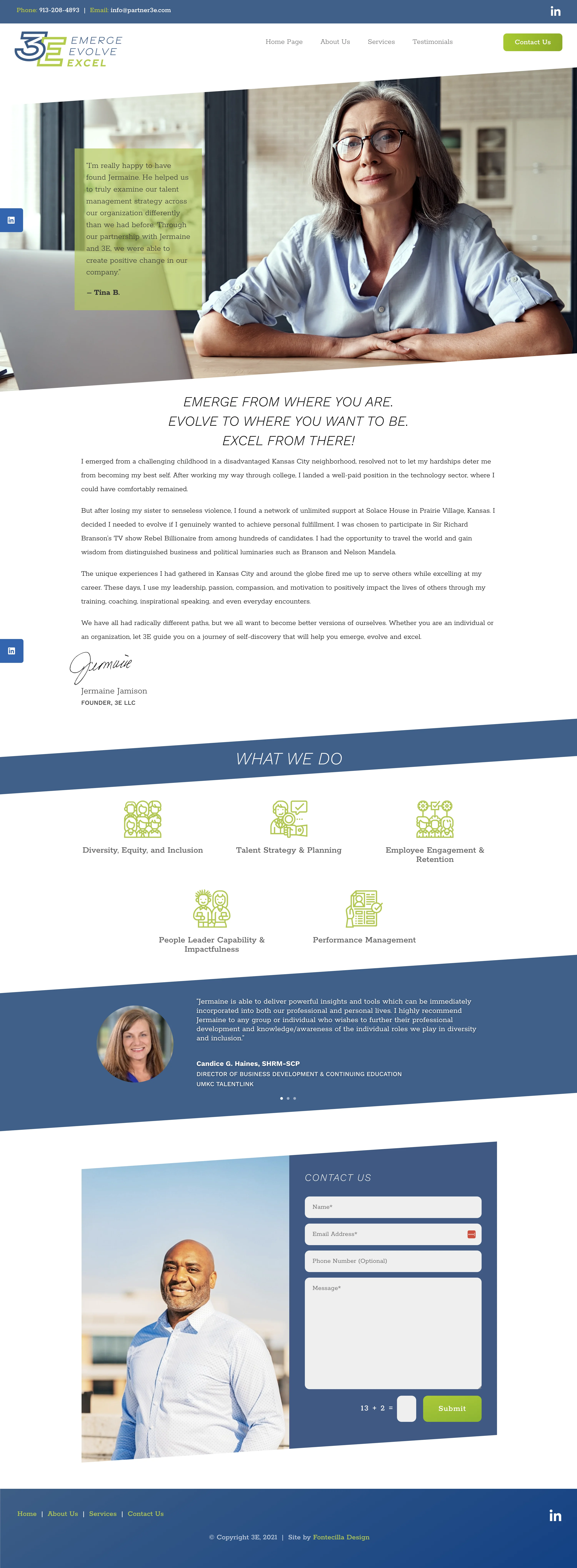 Partner 3E Website