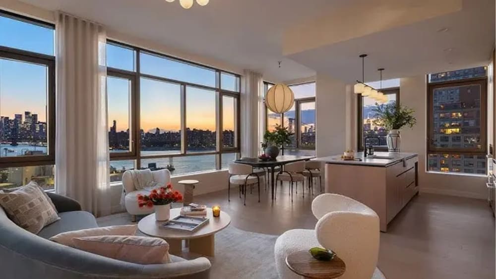 Brooklyn luxury brownstone and townhouse on a tree-lined residential street