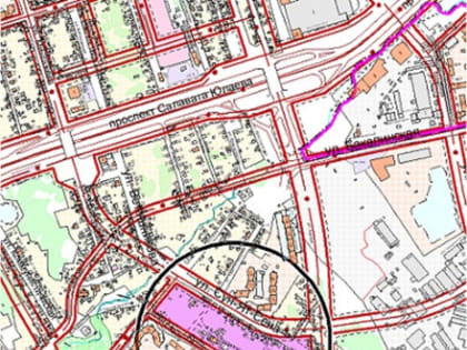 В Уфе утвержден проект строительства продолжения улицы Айской до улицы Менделеева