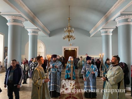 Служение митр.НИКОНА накануне Сретения Господня