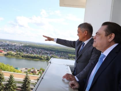 Радий Хабиров встретился с сопредседателем партии «Справедливая Россия – Патриоты – За правду» Геннадием Семигиным