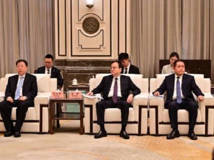 Делегация Башкирии встретилась с первым секретарем парткома китайской провинции