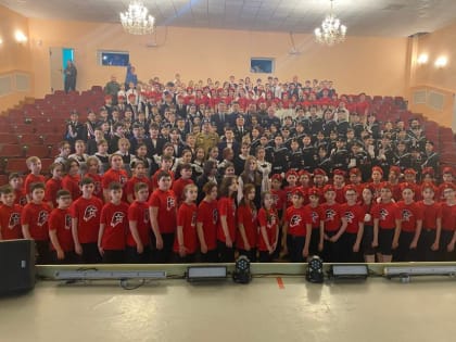 В районе прошла торжественная церемония вступления в ряды юнармейцев