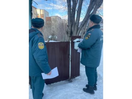 Огнеборцы проводят профилактические мероприятия