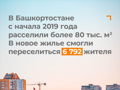 За четыре года в Башкирии расселили более 80 тысяч квадратных метров аварийного жилья