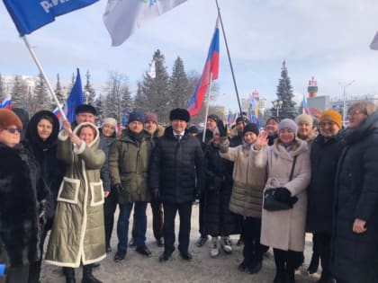 Кировский район принял участие в митинг-концерте «Слава защитникам Отечества»