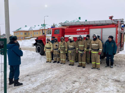  Учения по эвакуации при пожаре в п. Нагаево