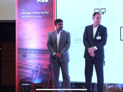 Honoured by ABB at their seminar – P. G. Patil, Atharv Enterprise