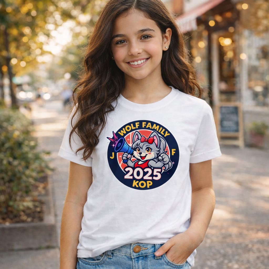 T-shirt WOLF Family Enfant Fille