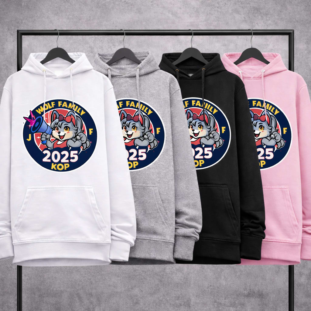 Sweat à Capuche WOLF Family Femme