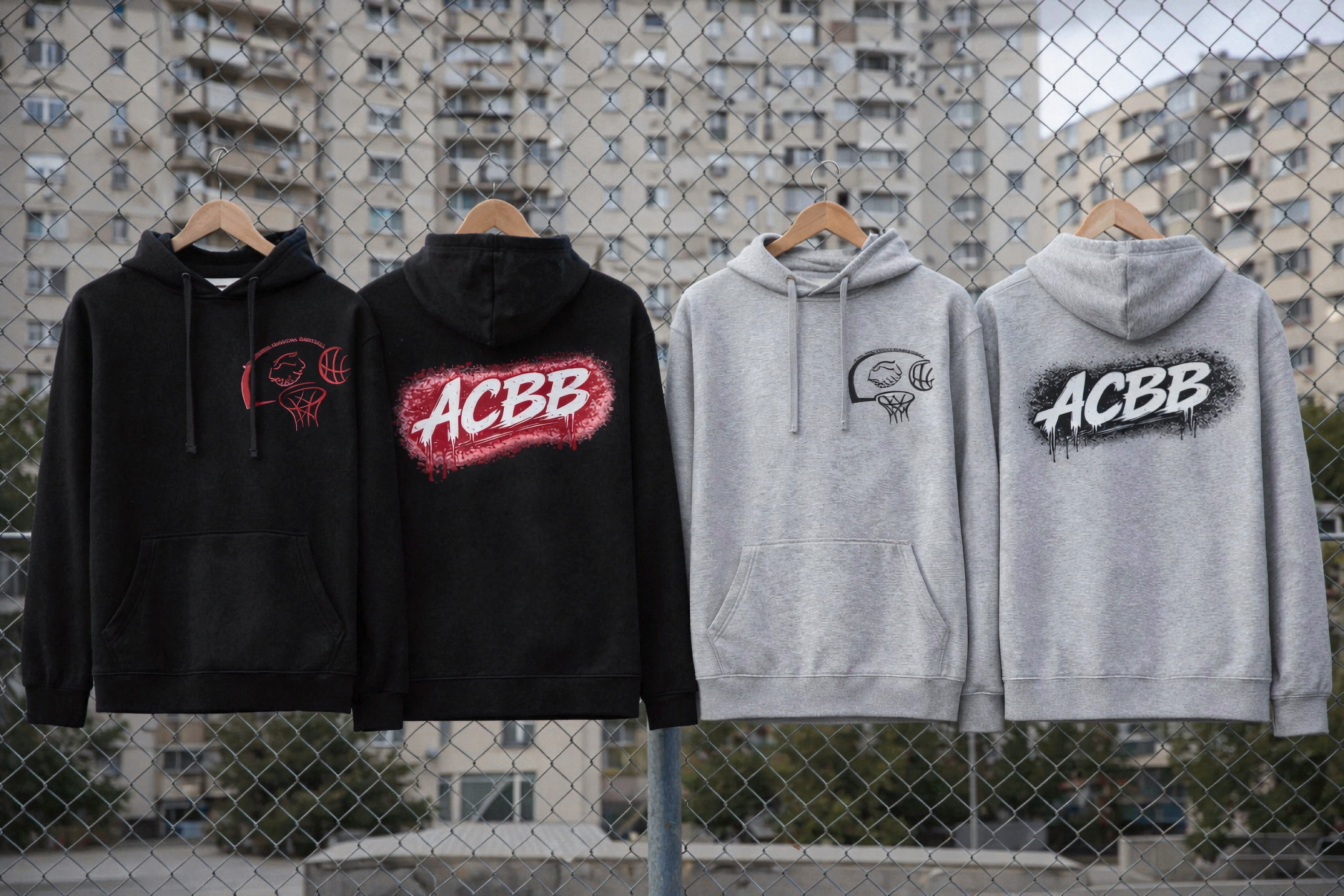 Sweat à capuche ACBB Homme