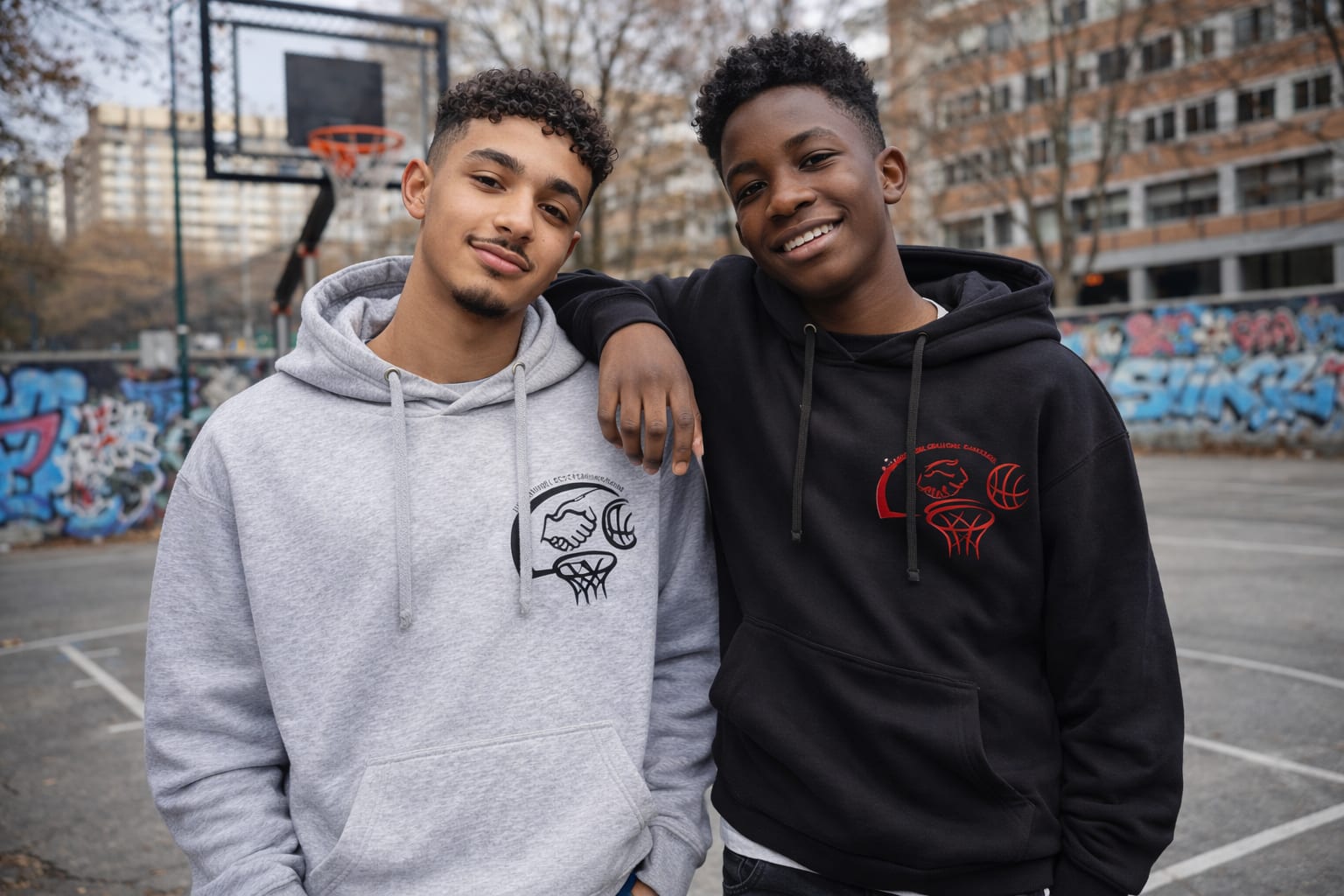 Sweat à capuche ACBB garçon