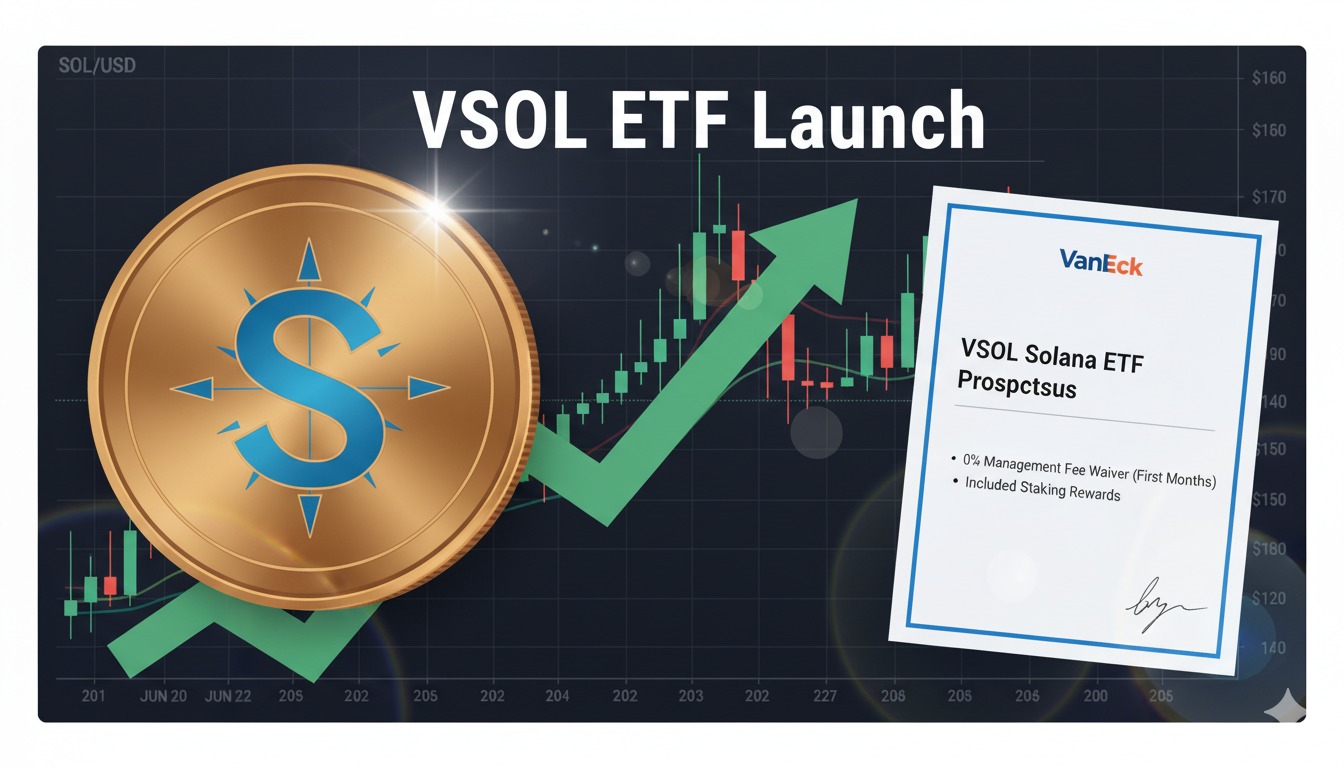 VanEck Launches Zero-Fee Solana ETF Amid Altcoin ETF Surge