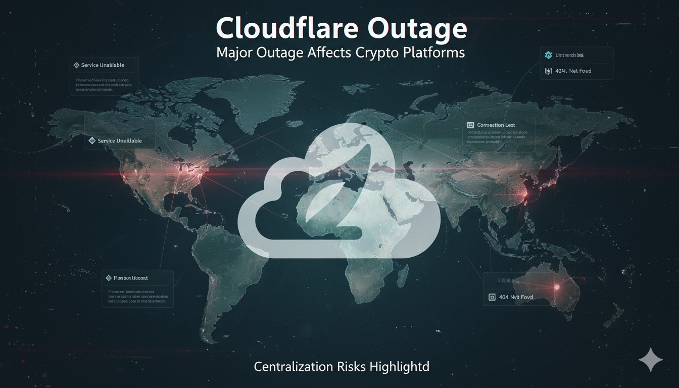 Cloudflare Bot System Failure Hits 20% of Webpages, Crippling Major Crypto Platforms